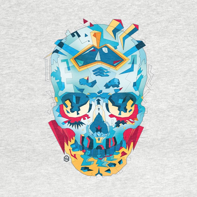 Blue Skull. Cosmo No 35 by typohole